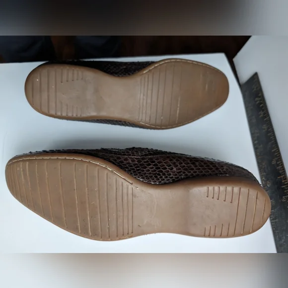 Mauri Brown caimán leather cashmere lined loafer - news.we-bc.ca display picture 2